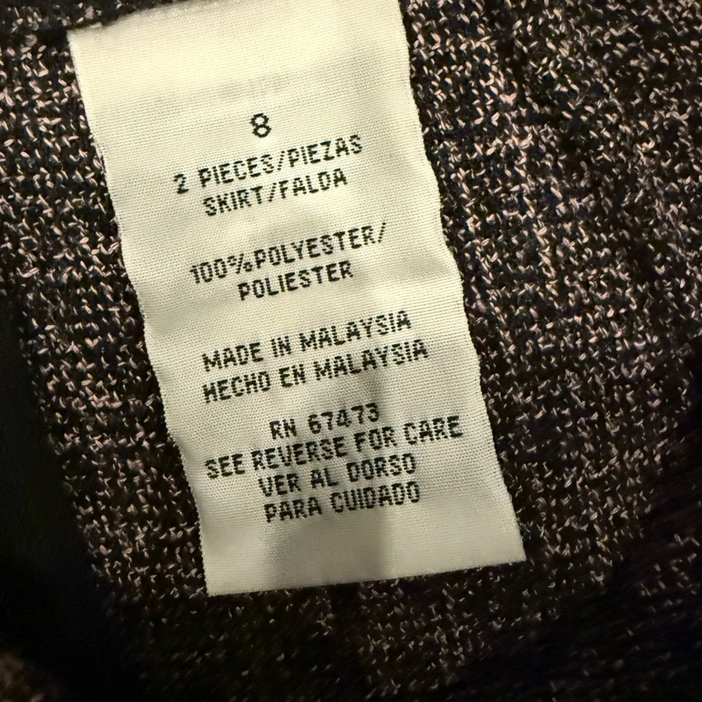 Danny & Nicole Purple Skirt Set - Picture 5 of 12